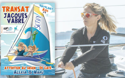 The Jacques Vabre Transat race and 4myplanet : the educational kit on aquatic plants