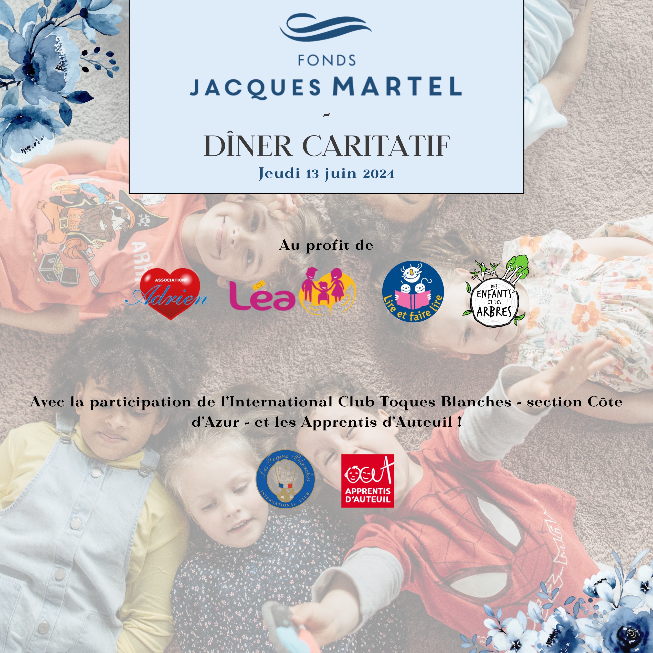 Diner caritatif Fonds Jacques Martel