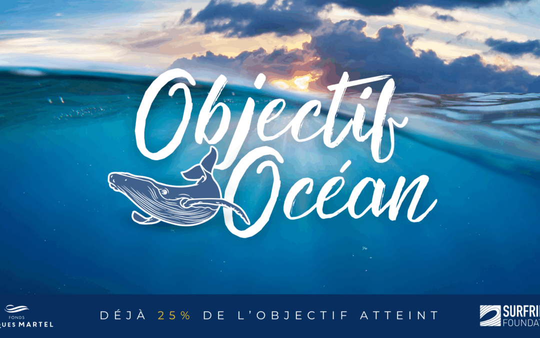 « Objectif Océan » : déjà 25% de l’objectif atteint !