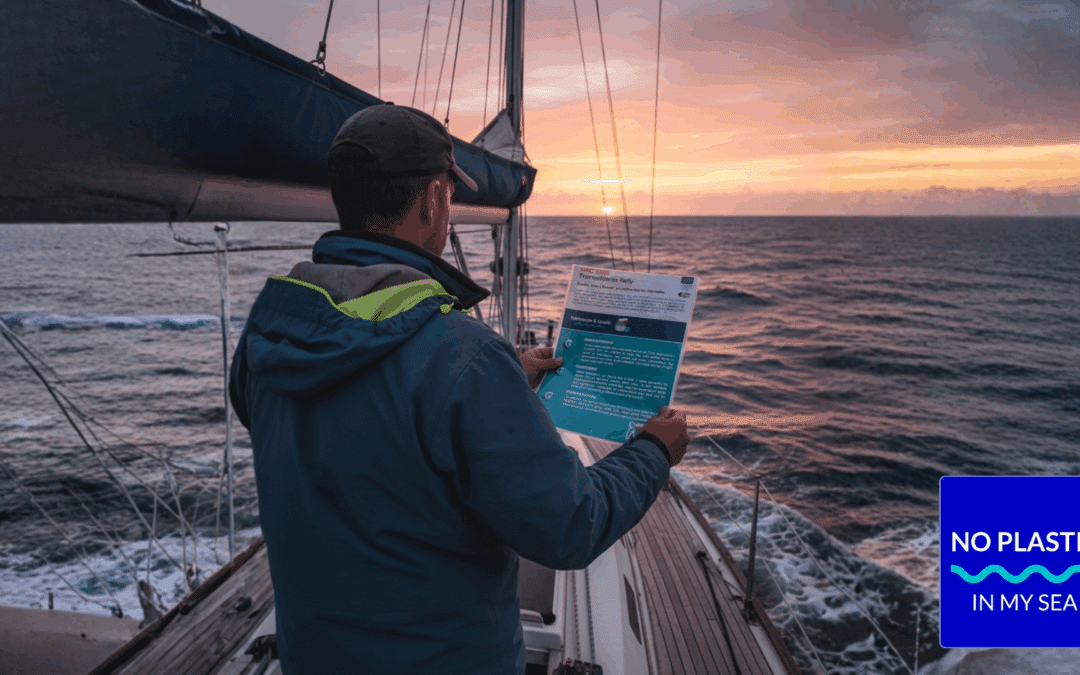 A transatlantic race with less plastic: No Plastic In My Sea informs the crews of the ARC 2025
